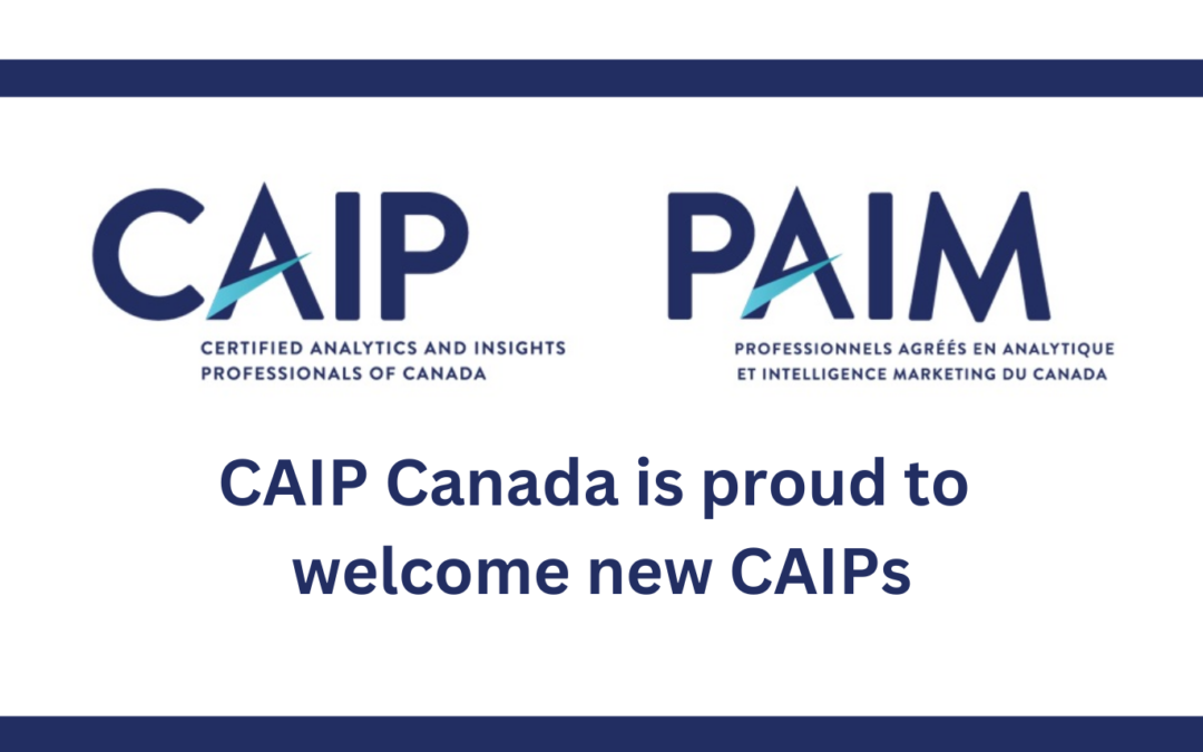 CAIP Canada is proud to welcome new CAIPs at Awards Gala